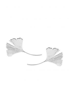 Lilou cercei placați cu argint Ginko 138/40/KOL/SR