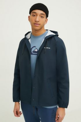 Quiksilver geaca barbati, culoarea albastru marin, de tranzitie