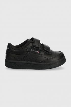 Reebok Classic teniși din piele copii culoarea negru