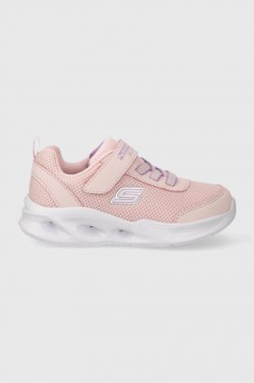 Skechers sneakers pentru copii SKECHERS SOLA GLOW culoarea roz