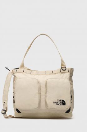 The North Face geantă Base Camp Voyager Tote culoarea bej, NF0A81BM4D51