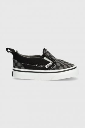 Vans tenisi copii TD Slip-On V culoarea negru