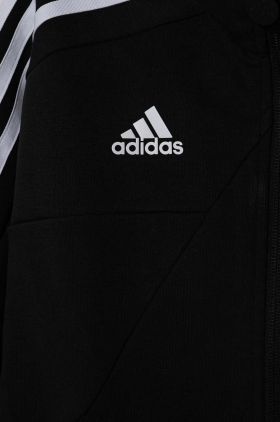 adidas bluza copii culoarea negru, cu imprimeu