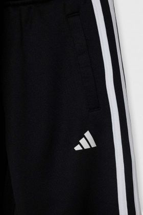 adidas pantaloni de trening pentru copii culoarea negru, cu imprimeu