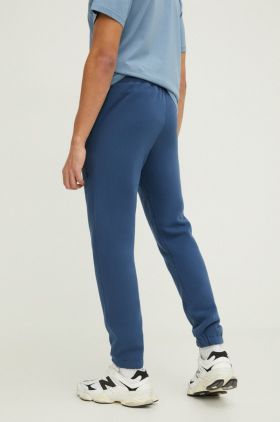 Hollister Co. pantaloni de trening culoarea albastru marin, cu imprimeu