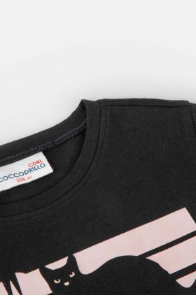 Coccodrillo tricou copii culoarea negru