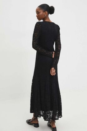 Answear Lab rochie culoarea negru, maxi, evazati