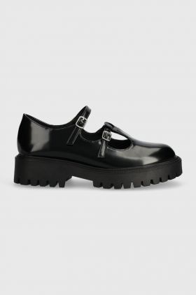 Answear Lab mocasini femei, culoarea negru, cu toc plat