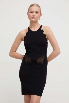 Silvian Heach rochie culoarea negru, mini, mulata