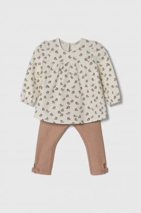 United Colors of Benetton compleu bebe culoarea bej