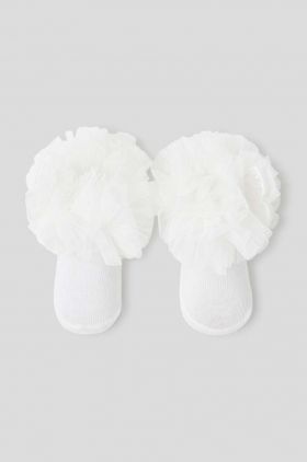 Mayoral Newborn sosete bebe culoarea alb