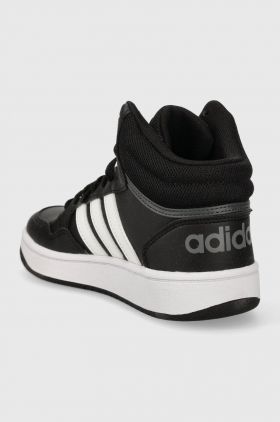 adidas Originals sneakers pentru copii HOOPS 3.0 MID K culoarea negru