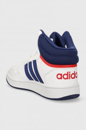 adidas Originals sneakers pentru copii HOOPS 3.0 MID K culoarea alb