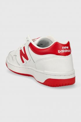 New Balance sneakers BB480LTR culoarea rosu