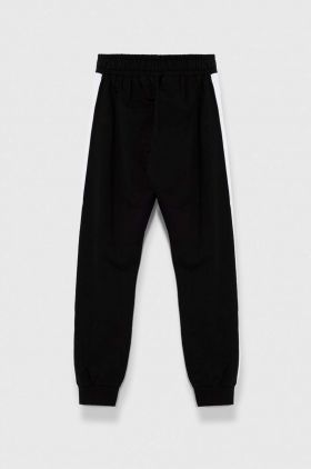 Fila pantaloni de trening pentru copii BLECKEDE culoarea negru, modelator