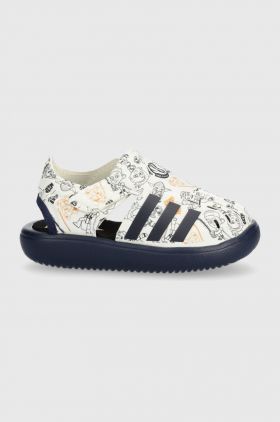 adidas sandale copii WATER SANDAL YJ I x Star Wars culoarea alb