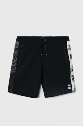 Billabong pantaloni scurti de baie X CORAL GARDENERS culoarea negru