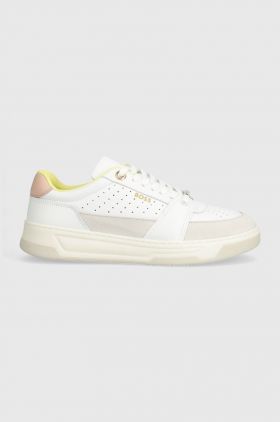 BOSS sneakers din piele Baltimore culoarea alb, 50517252
