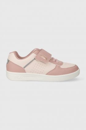 Fila sneakers pentru copii C. COURT CB velcro culoarea roz