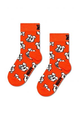 Happy Socks sosete copii Kids Dog Sock culoarea portocaliu