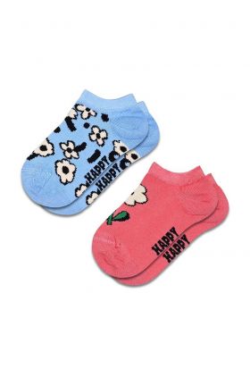 Happy Socks sosete copii Kids Flowers Low Socks 2-pack