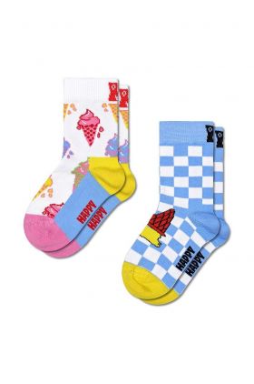 Happy Socks sosete copii Kids Ice Cream Socks 2-pack