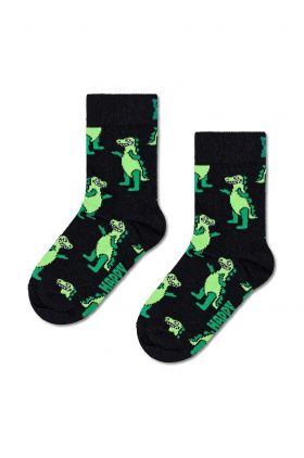 Happy Socks sosete copii Kids Inflatable Dino Sock culoarea negru