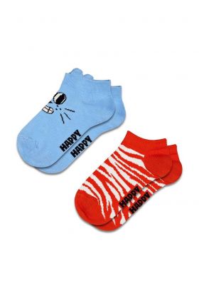 Happy Socks sosete copii Kids Low Cat Socks 2-pack