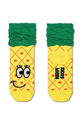 Happy Socks sosete copii Kids Pineapple Sock culoarea galben