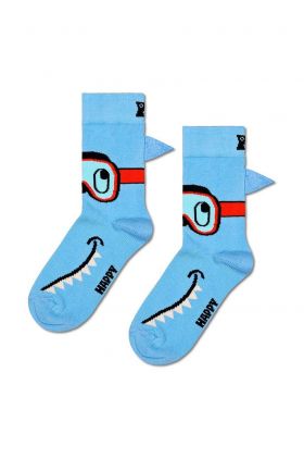 Happy Socks sosete copii Kids Shark Sock