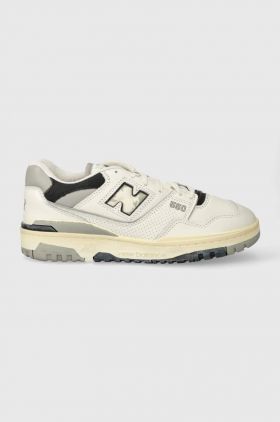 New Balance sneakers din piele 550 culoarea alb, BB550VGB