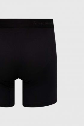 Abercrombie & Fitch boxeri 3-pack barbati, culoarea negru