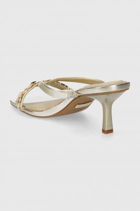 Aldo slapi de piele Marcelline femei, culoarea auriu, cu toc cui, 13738917.Marcelline