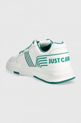 Just Cavalli sneakers din piele culoarea alb 76QA3SO2