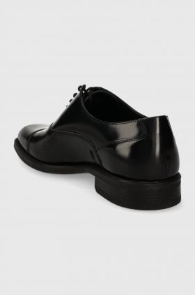 Aldo pantofi de piele TOZZI barbati, culoarea negru