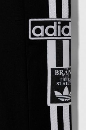 adidas Originals pantaloni de trening pentru copii culoarea negru, cu imprimeu