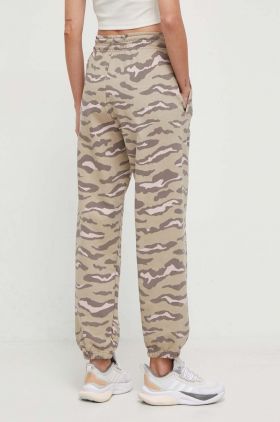 adidas by Stella McCartney pantaloni de trening culoarea bej, cu model IN3628