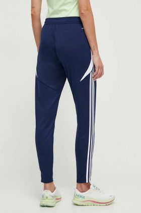 adidas Performance pantaloni de antrenament Tiro 24 culoarea bleumarin, cu imprimeu  IS1006