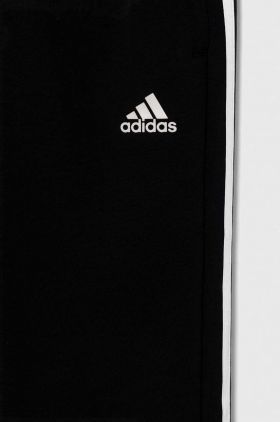 adidas pantaloni de trening pentru copii culoarea negru, cu imprimeu