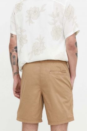 Hollister Co. pantaloni scurti barbati, culoarea bej