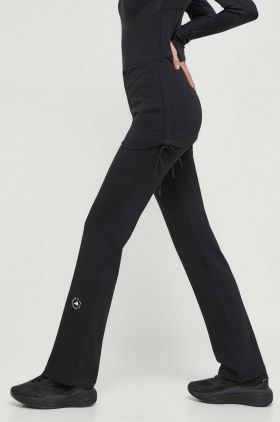 adidas by Stella McCartney pantaloni de antrenament culoarea negru, uni IN3650