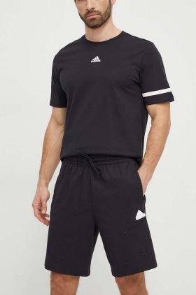 adidas pantaloni scurți bărbați, culoarea negru IP4075