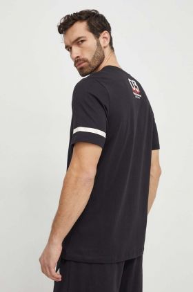 adidas tricou din bumbac bărbați, culoarea negru, cu imprimeu IN6251