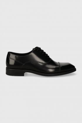 Aldo pantofi de piele TOZZI barbati, culoarea negru