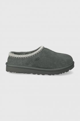 UGG papuci din piele intoarsa Tasman culoarea gri, 5955