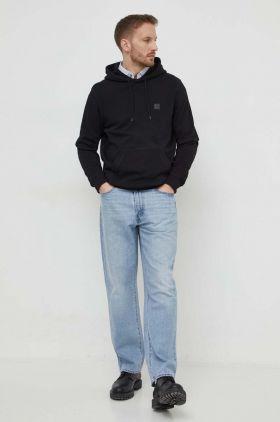 BOSS cămașă bărbați, culoarea alb, cu guler clasic, slim 50512653