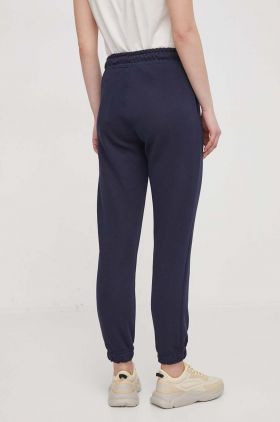 Gant pantaloni de trening culoarea albastru marin, cu imprimeu