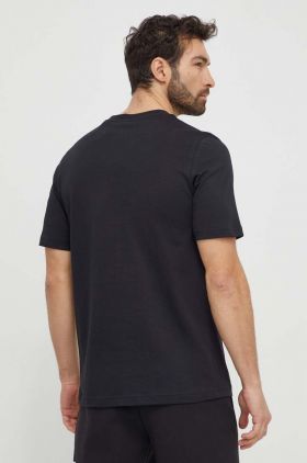 adidas tricou din bumbac bărbați, culoarea negru, cu imprimeu IS2864