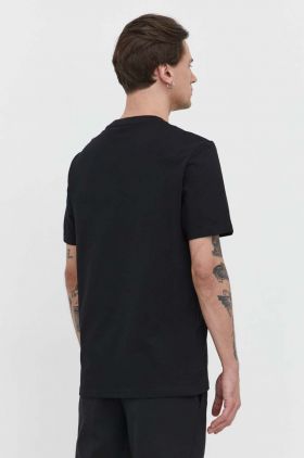 HUGO tricou din bumbac bărbați, culoarea negru, cu imprimeu 50509958