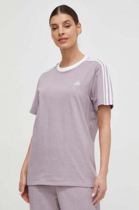 adidas tricou din bumbac femei, culoarea roz IS1562